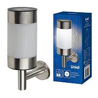 Светильник садово-парковый на солнечной батарее Uniel USL-F-153/MM200 Sydney IP44 Хром картинка 